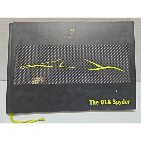 Porsche Design Other - 2013 PORSCHE OFFICIAL 918 SPYDER Hardcover Marketing Book Brochure Dealer